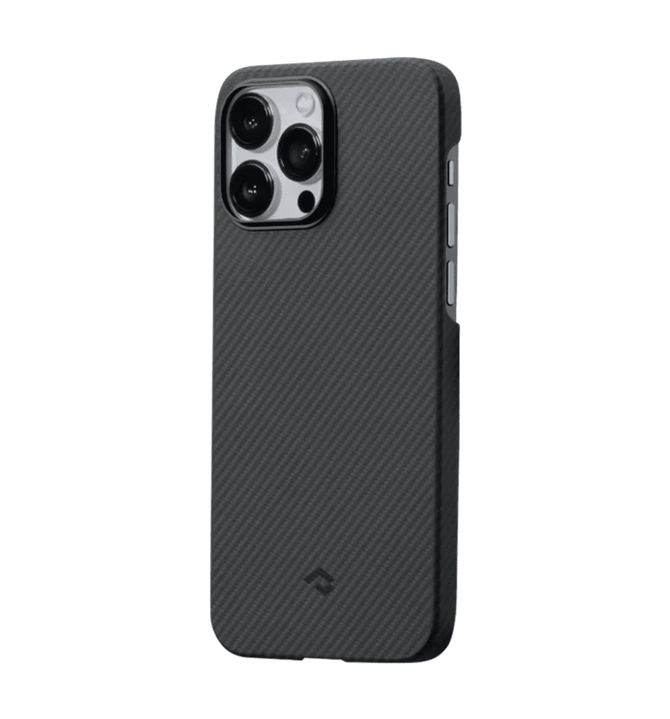 Чохол Pitaka MagEZ Case Twill 600D Black/Grey for iPhone 14 Pro Max (KI1401PMA)