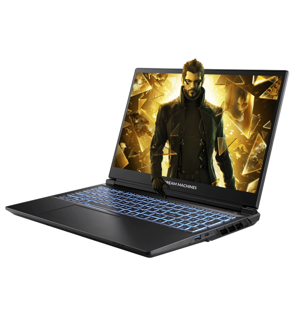 Ноутбук 15.6" Dream Machines (RG5060-15UA28) FHD IPS, Intel U9-275HX, 32GB, F2TB, NVD5060-8, DOS, чорний