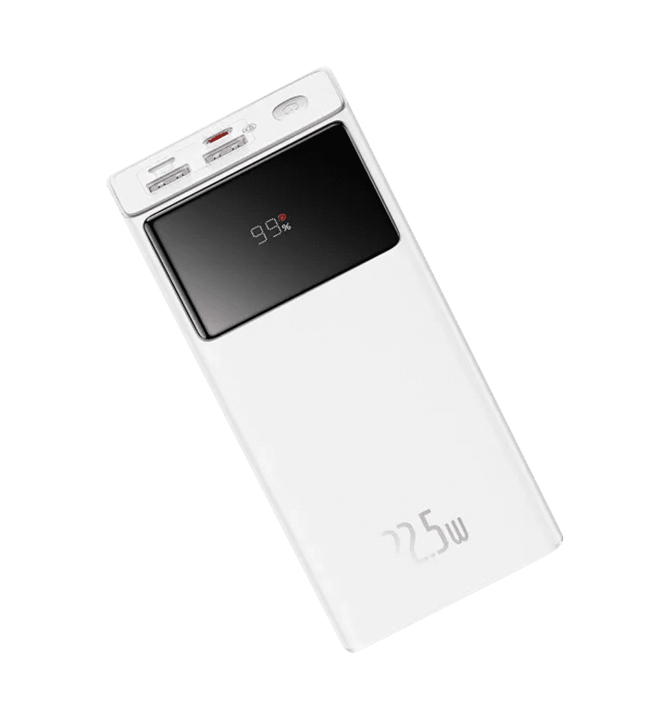 Зовнійшній акумулятор Baseus Star-Lord Digital Display 22.5W 30000mAh (white)(PPXJ080102)