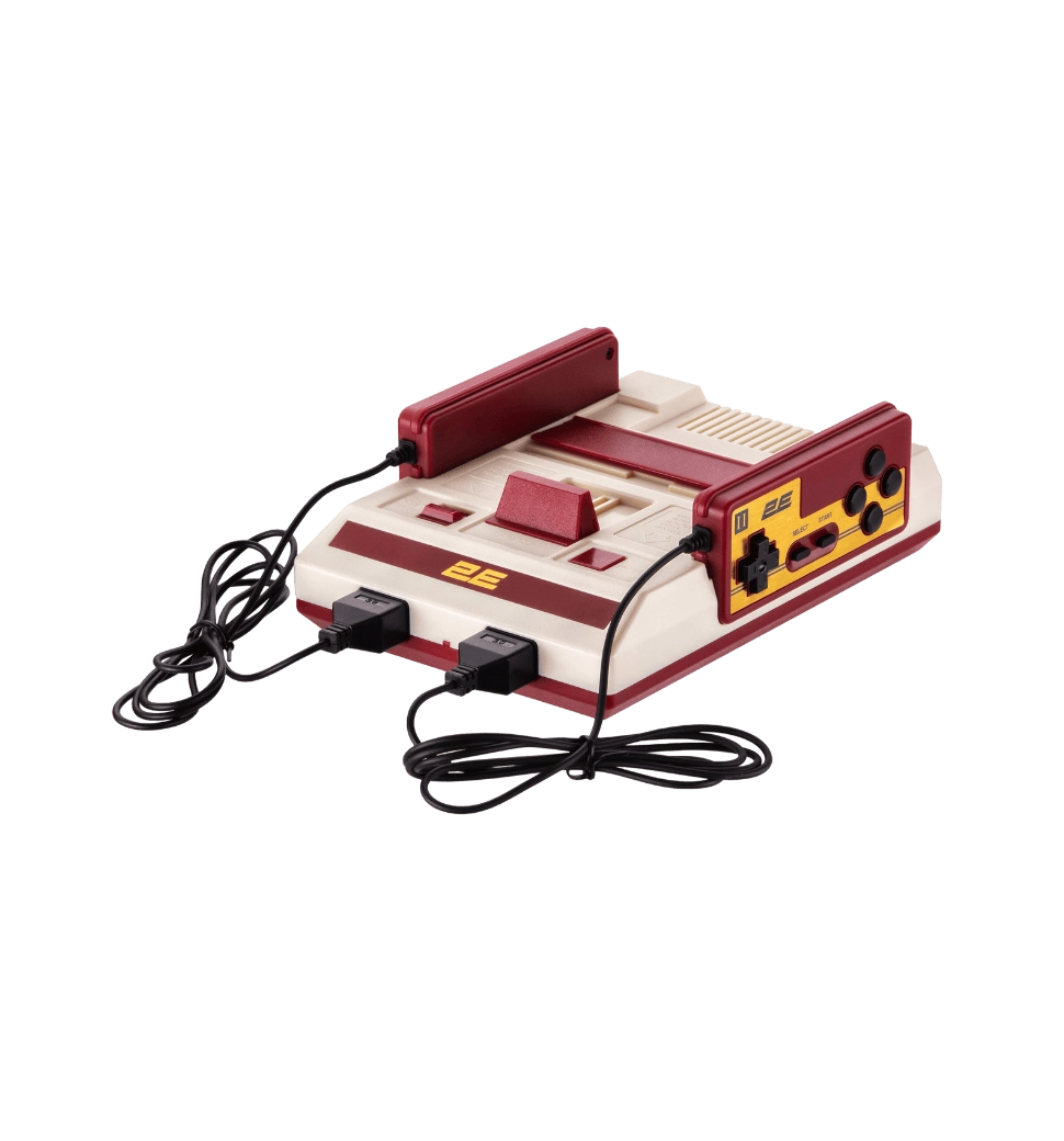 Игровая консоль 2Е 8bit AV (2 проводных геймпада, 298 игр)