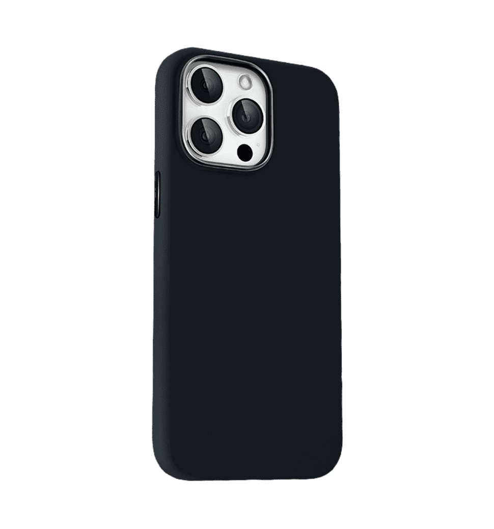 Чехол Keephone Rosana Liquid Silicone MagSafe Case for 15 Pro Max black (MC-0141ip15pmblk)