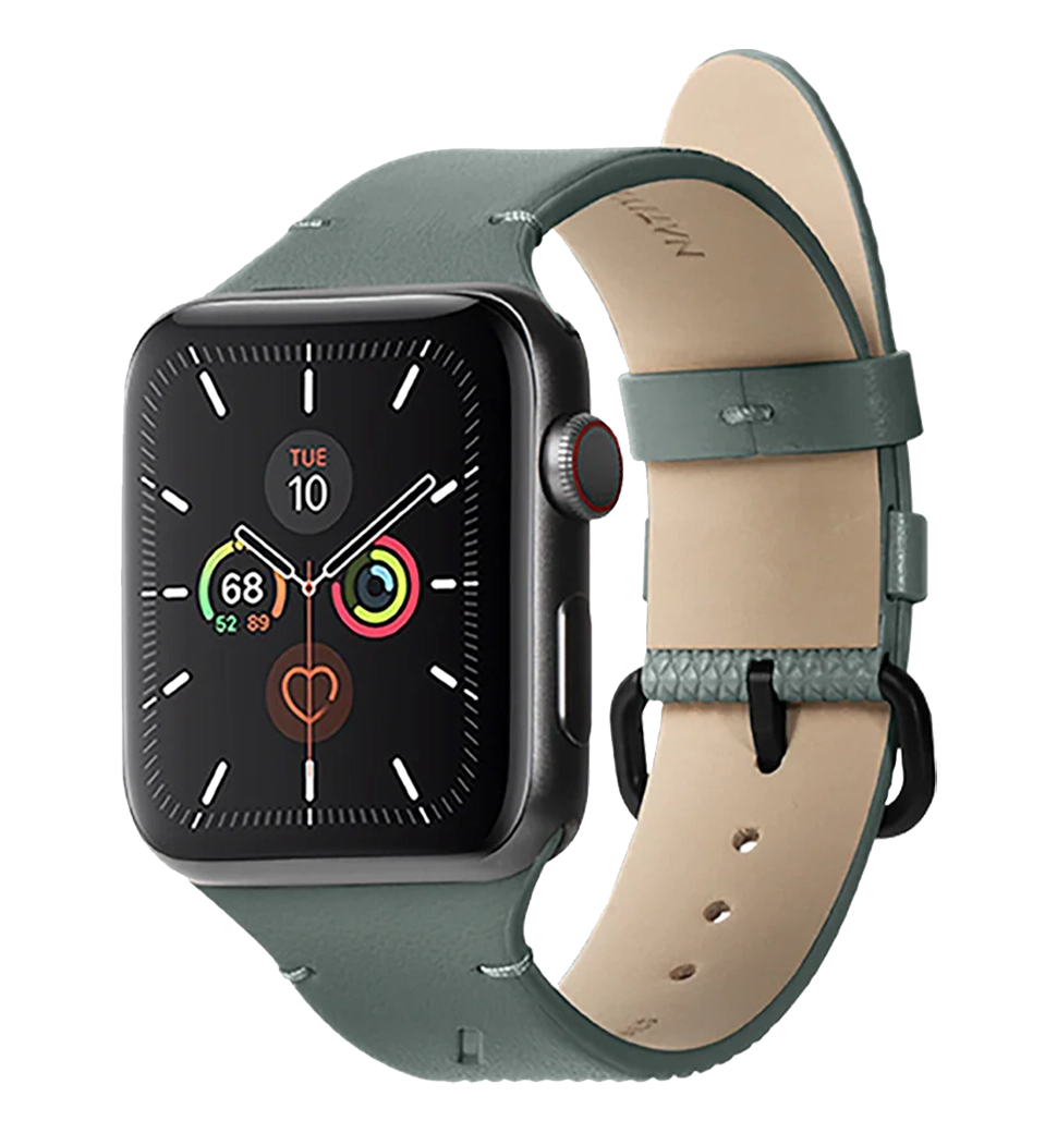 Ремінець Native Union (RE) Classic Band Slate Green for Apple Watch 49/45/44mm (RESTRAP-AW-L-GRN)