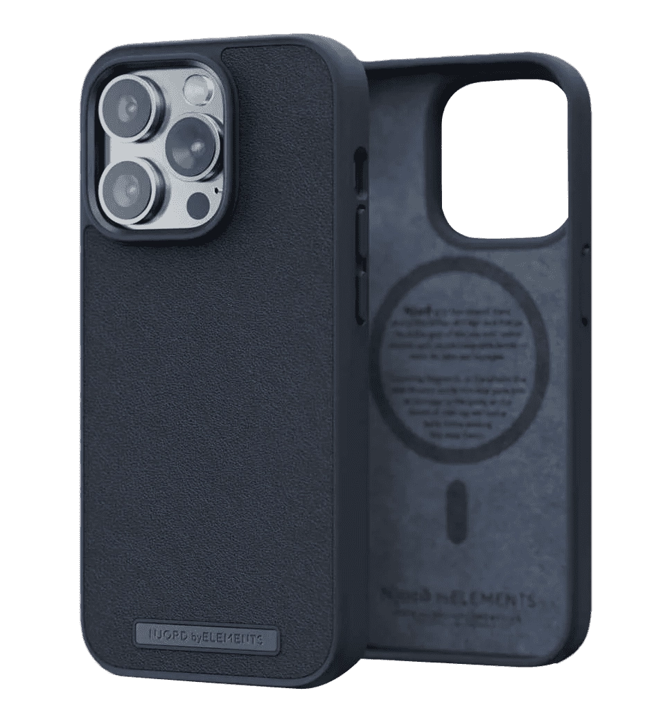 Чохол Njord Genuine Leather MagSafe Case Black for iPhone 14 Pro (NA43GL00U)