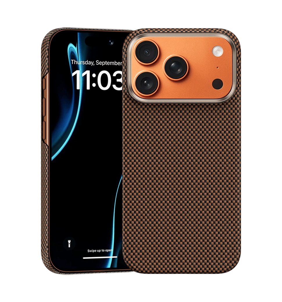 Чохол Benks ArmorTint C3 Magnetic Case Kevlar® Fiber iP17 Pro Max Gold