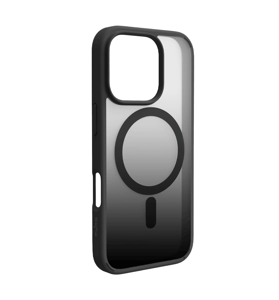 Чехол Puro Cover in TPU "GRADIENT" with Magsafe, iPhone 16 Pro Max, black PUIPC16P67GRADBLK