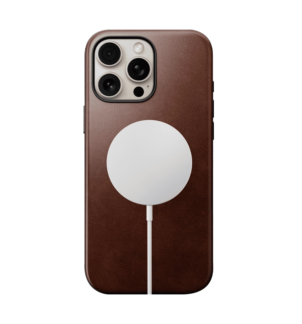 Чохол Nomad Modern Leather Case Rustic Brown Horween for iPhone 16 Pro Max (NM01689485)