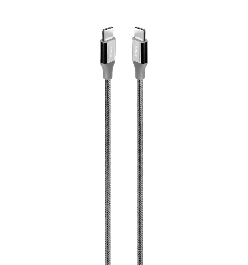 Кабель Ttec Alumi Cable 65W Type-С- Type-С 3м Space Gray (2DK52UG)