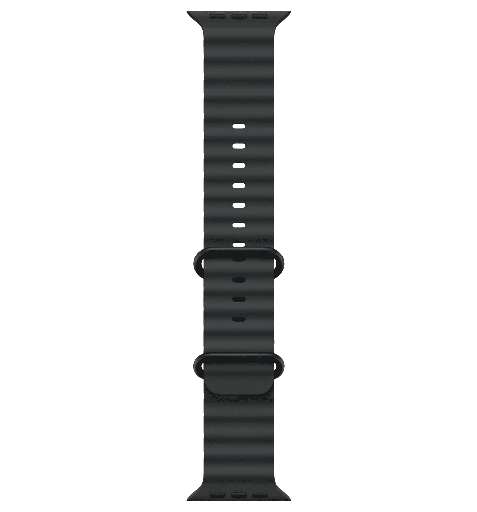 Apple Watch Ultra 3 GPS + Cellular 49mm Black Titanium Case with Black Ocean Band (MF0J4)