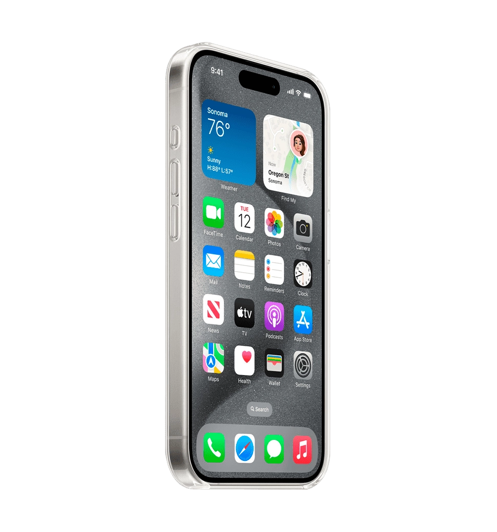 Чехол прозрачный iPhone 15 Pro Max Clear Case with MagSafe (MT233)