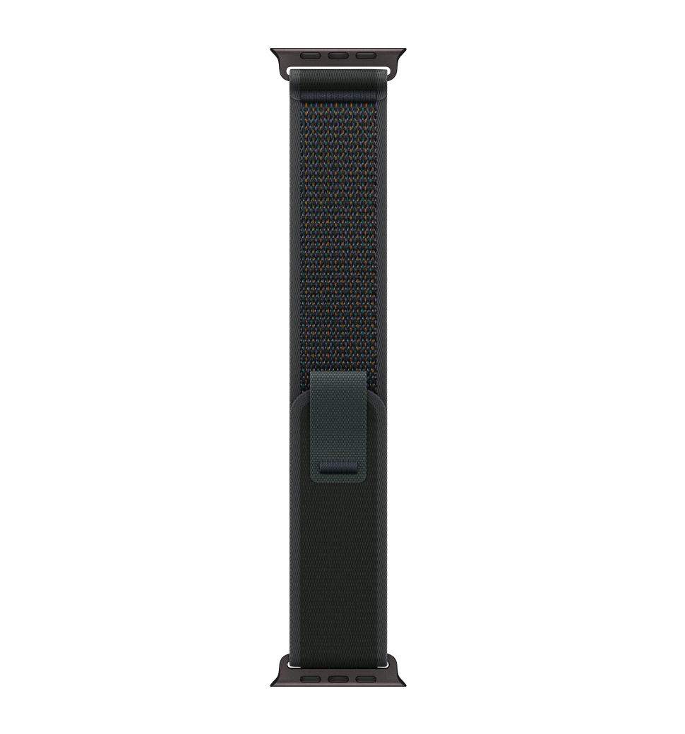 Apple Watch Ultra 2 49mm Black Titanium Case with Black Trail Loop - S/M