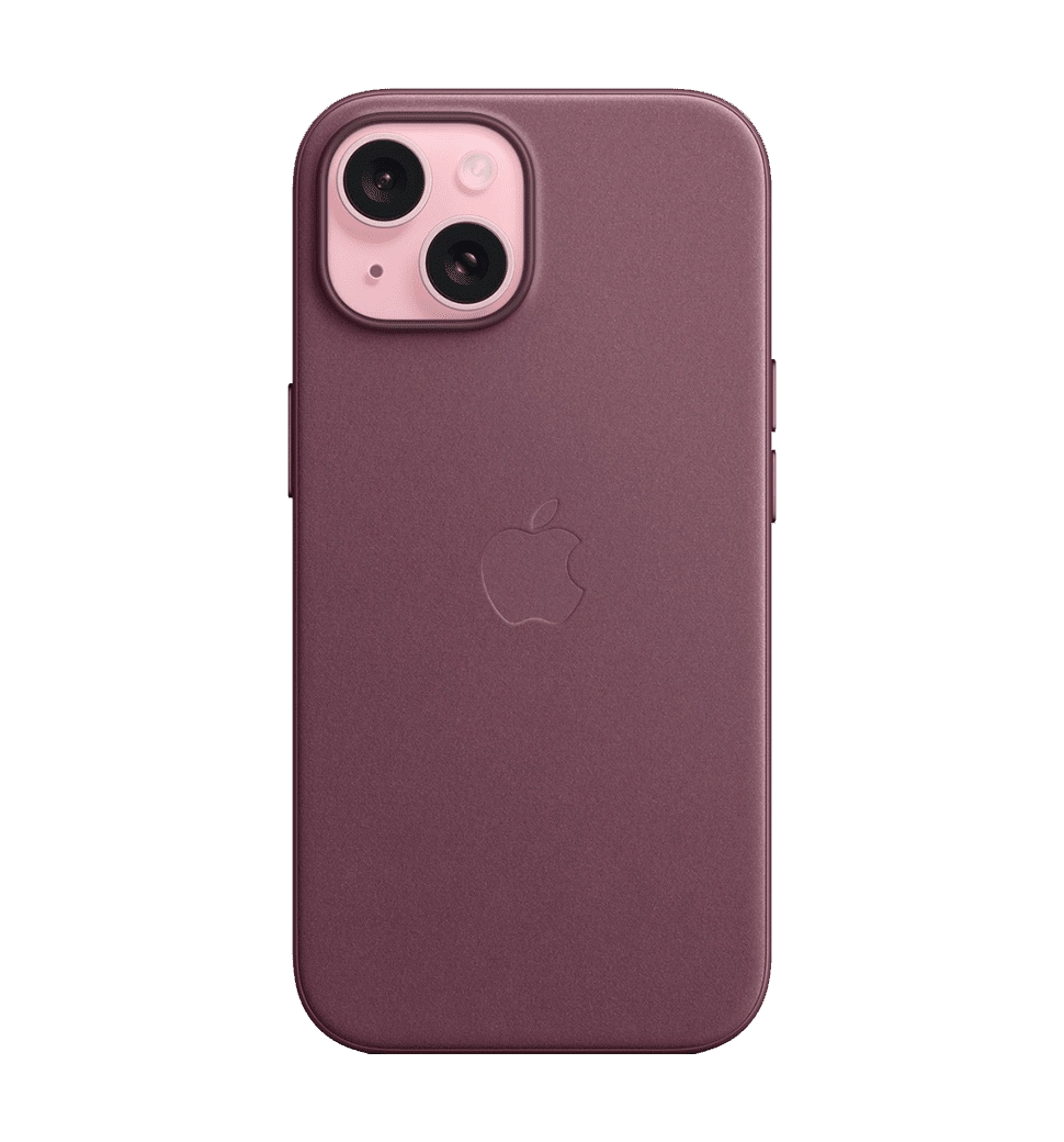 Чехол iPhone 15 FineWoven Case with MagSafe - Mulberry (MT3E3)