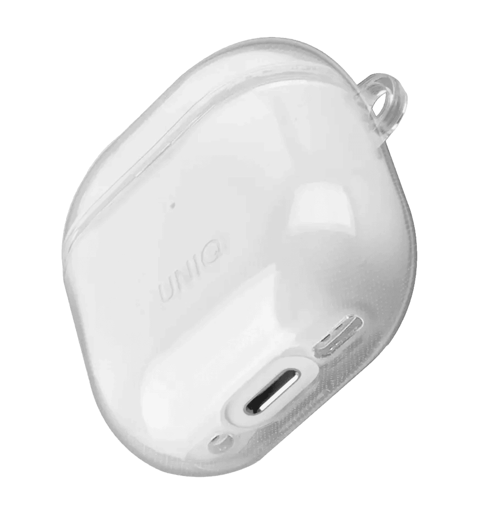 Чохол UNIQ Glase для AirPods 4 glossy clear (UNIQ-AIRPODS(2024)-GLSCLR)