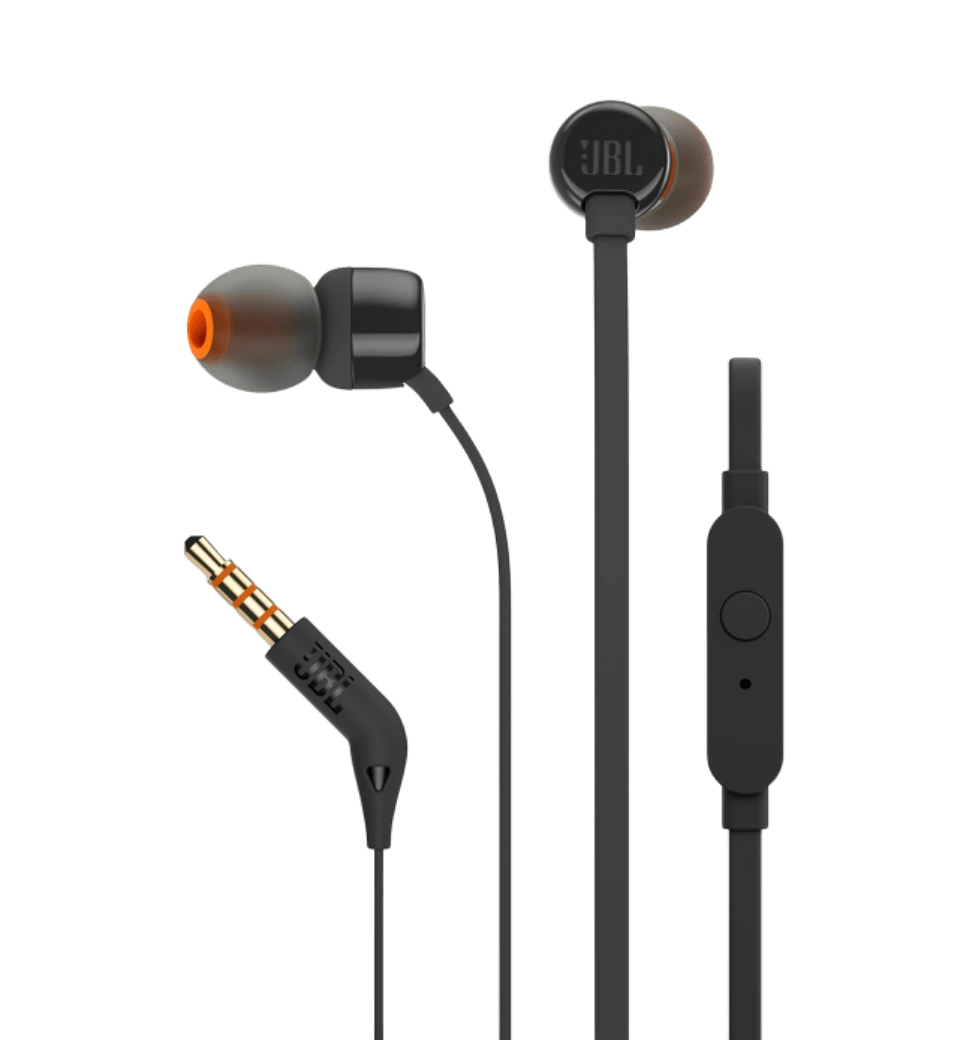 Наушники с микрофоном JBL Tune 110 Black (JBLT110BLK)