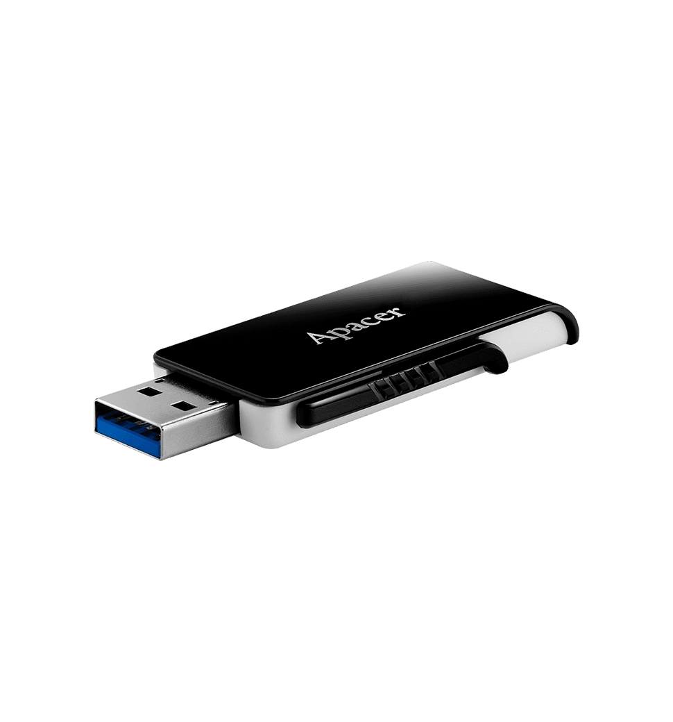 Флешка Apacer 3.2 (AH350) 128GB Black (AP128GAH350B-1)