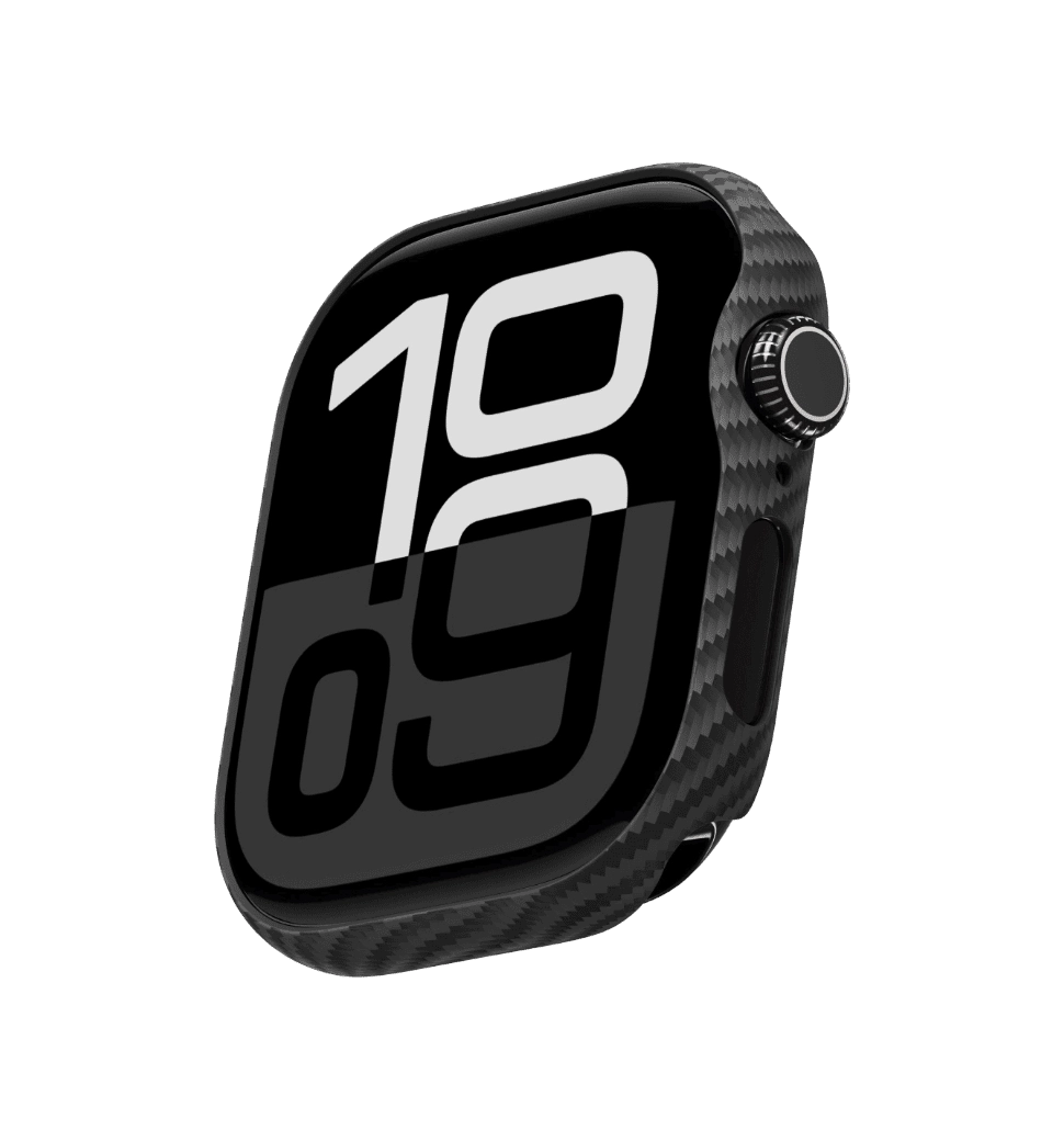 Чехол-накладка Pitaka Air Black/Grey for Apple Watch 10 46mm (AWB2401)
