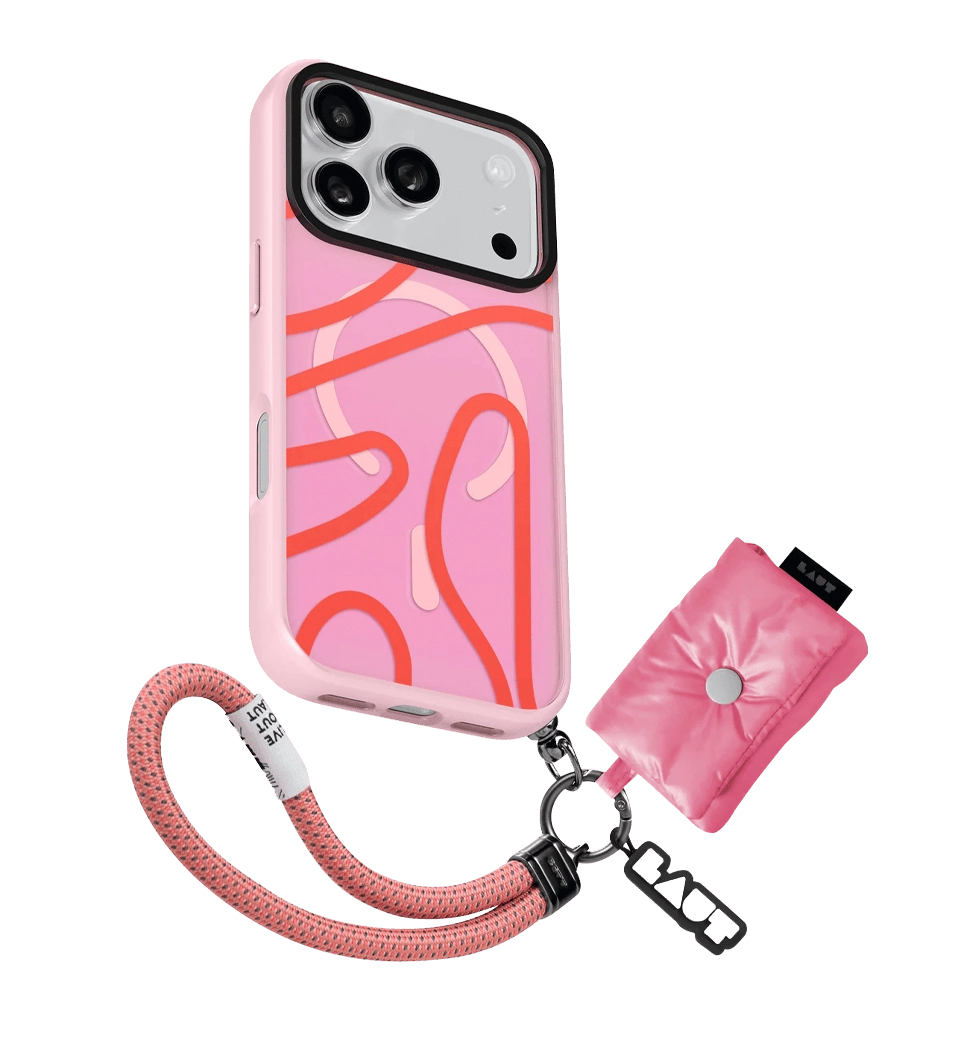 Чохол-накладка LAUT KEYKO POP for iPhone 17 Pro MagSafe Pink (L_IP25B_KP_P)