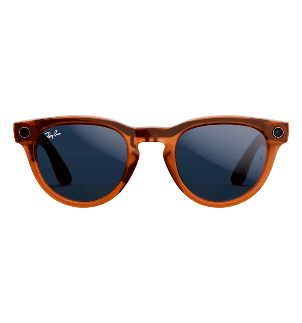 Смарт-окуляри Ray-Ban Meta Headliner Shiny Caramel Frame Clear/Sapphire Transitions (RW4009 6706MF 50-23)