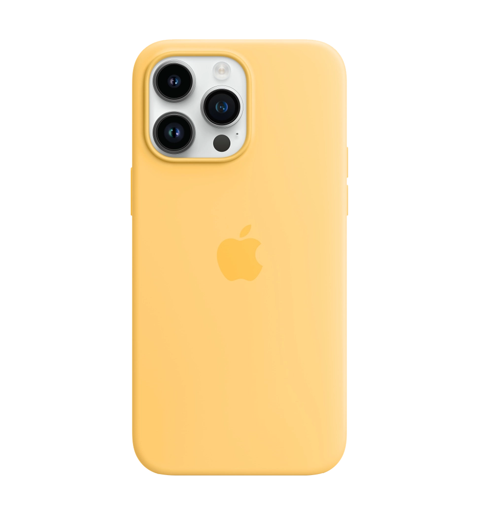 Чохол Силіконовий iPhone 14 Pro Max Silicone Case with MagSafe Sunglow (MPU03)
