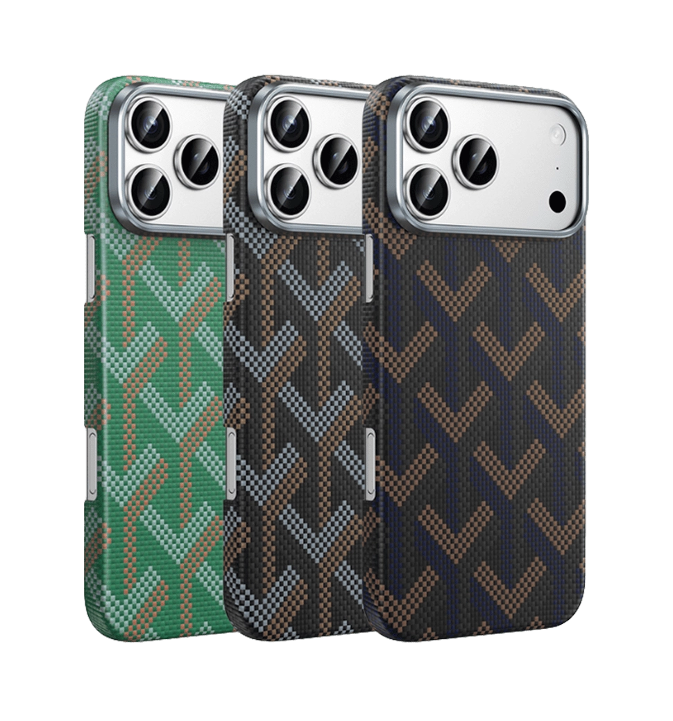Чохол Keephone KEVLAR PRAGUE MagSafe Case for 17 Pro Max Meteor (KPKVPG17PMMT)