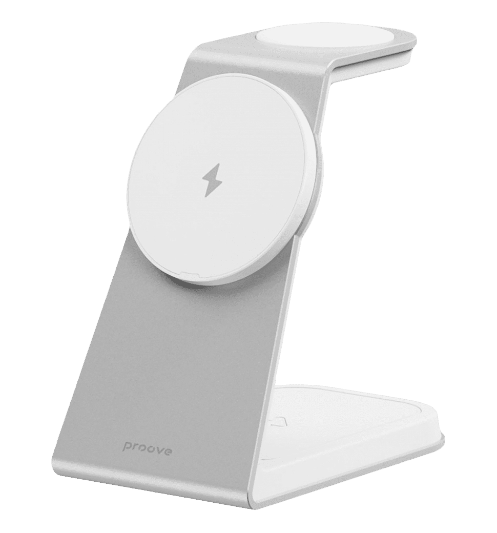 Бездротовий ЗП Proove Omni Power 3 in 1 (white)