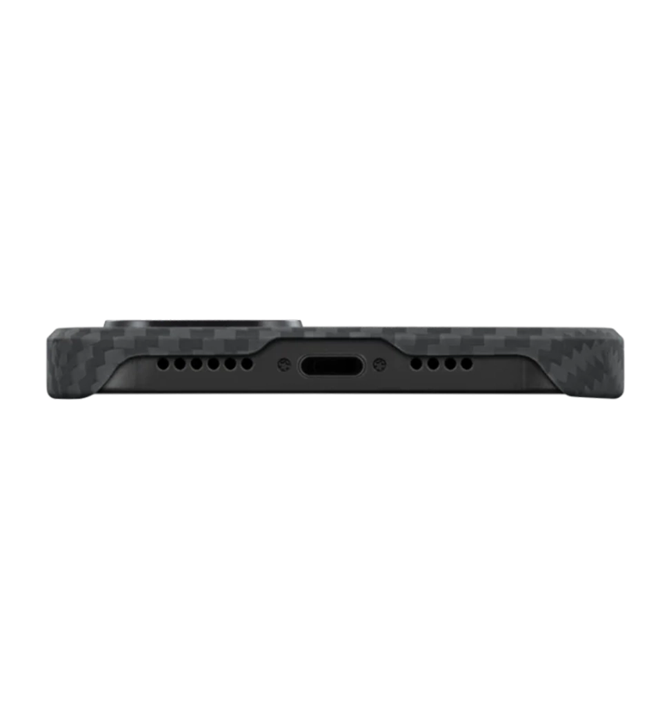 Чохол Pitaka MagEZ Case 3 Twill 1500D Black/Grey for iPhone 14 (KI1401) — фото 4