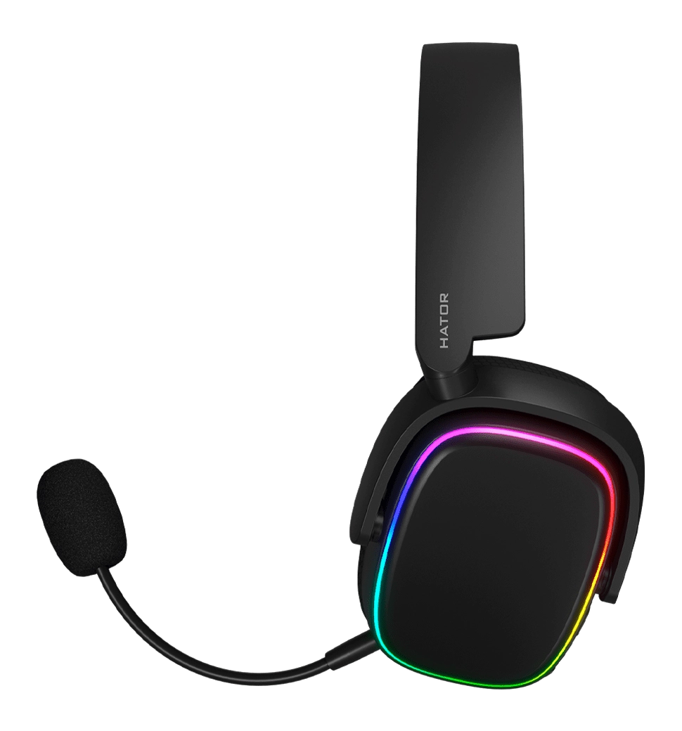 Навушники HATOR Phoenix Wireless RGB Tri-mode (HTA-870) Black