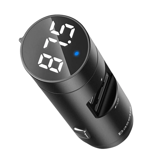 АЗП FM Modulator Baseus Energy Column  Dark Grey (CCNLZ-0G)