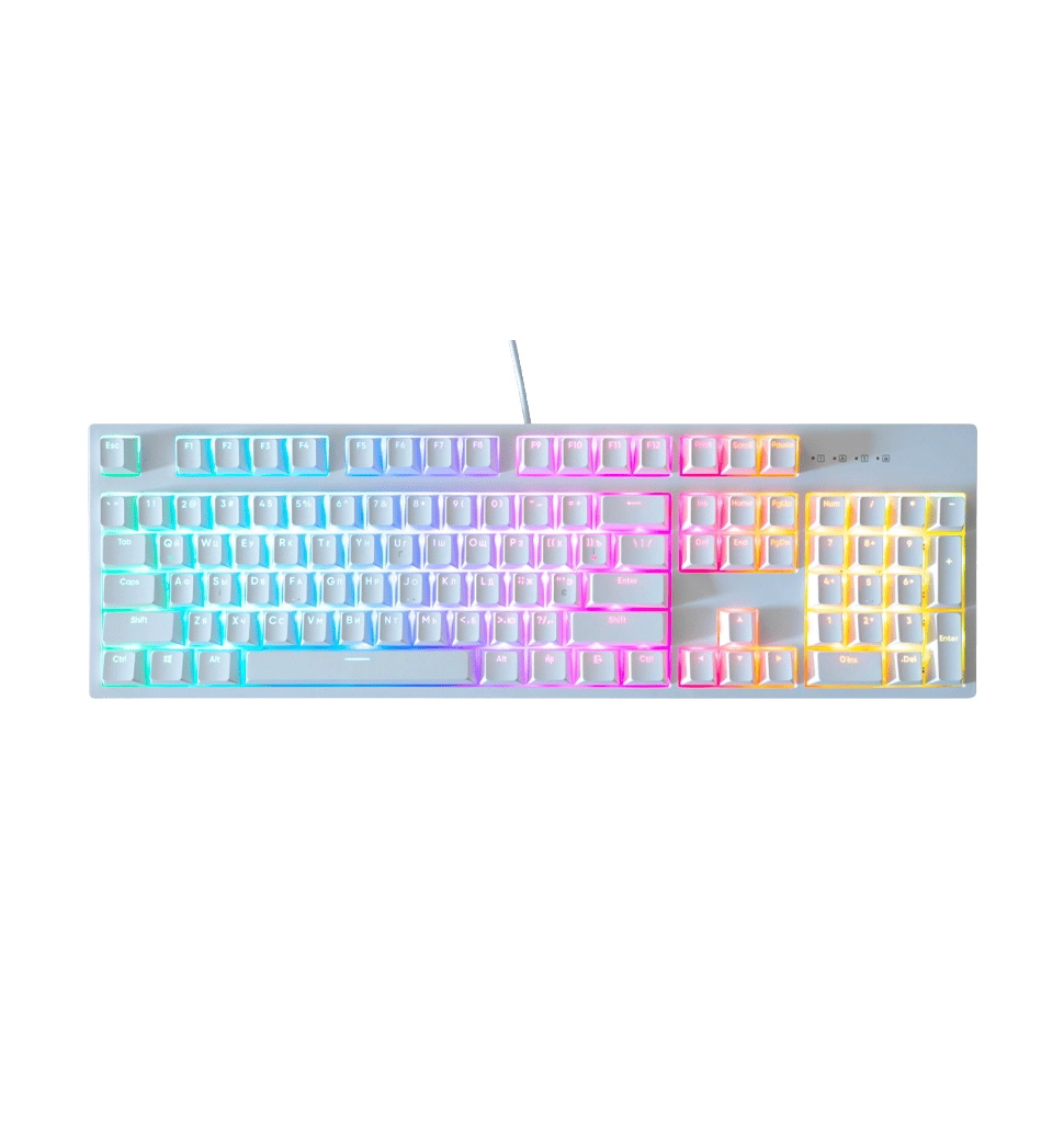 Игровые клавиатуры DARK PROJECT One KD104A Gateron Mechanical Yellow (DPO-KD-104A-100100-GYL)
