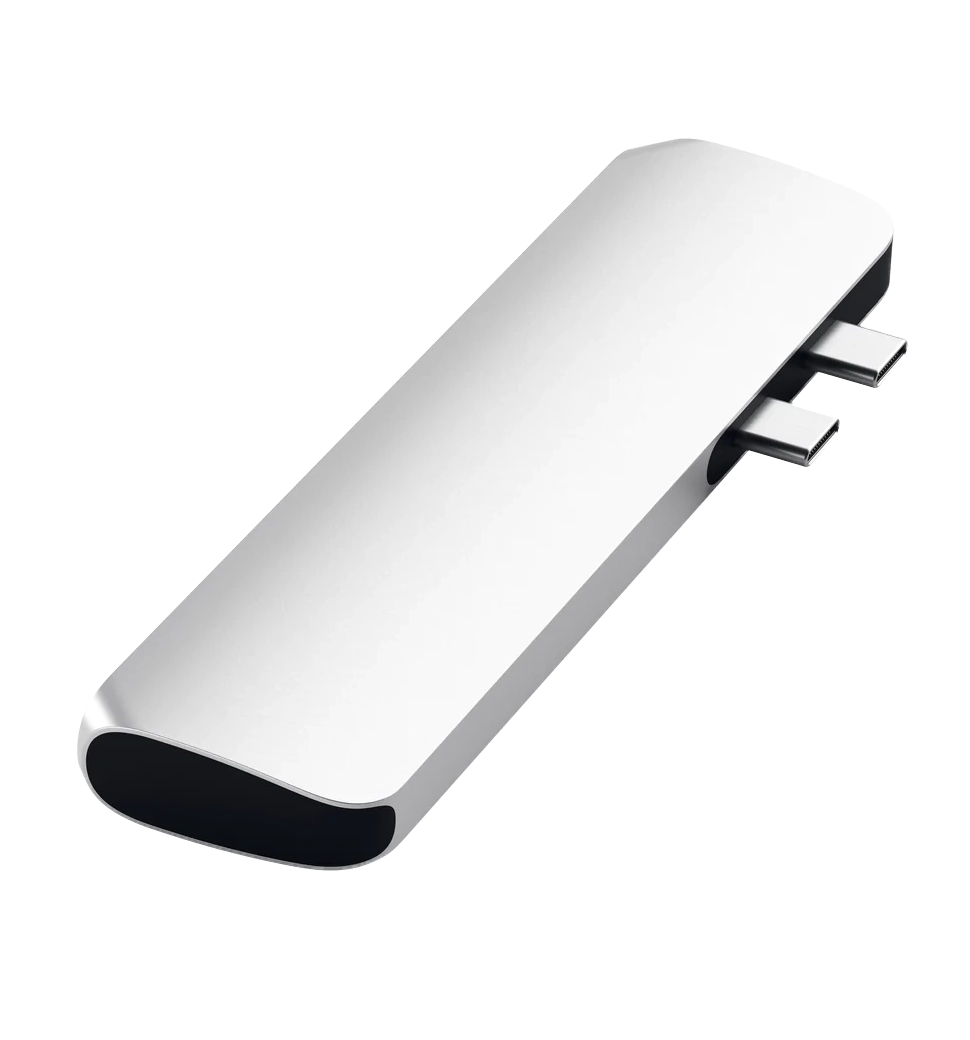 Хаб Satechi Aluminum Type-C Pro Hub Adapter Silver (ST-CMBPS)