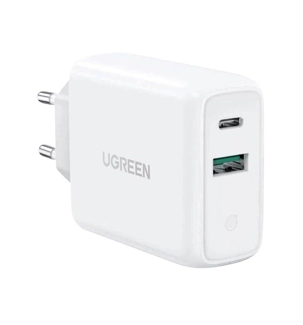 Зарядний пристрій UGREEN CD170 38W USB-C Wall Charger EU (White) (UGR-60468)