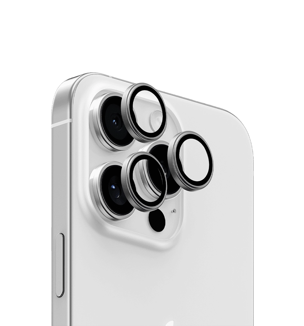 Защитное стекло камеры Benks DR Sapphire Lens Protector iP16 Pro/16 Pro Max (Silver/3Pcs)