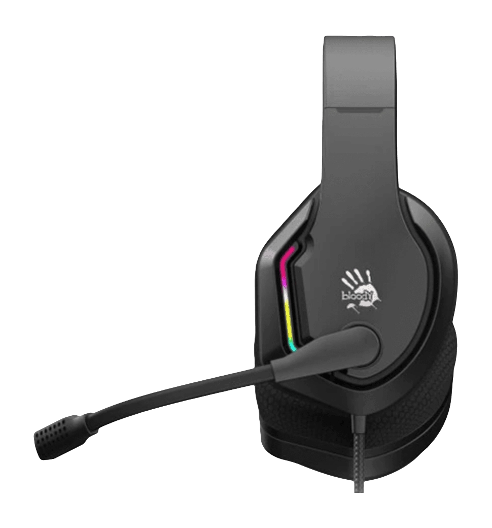 Гарнітура ігрова Bloody G260p (Black) з підсвічуванням, USB, колір чорний