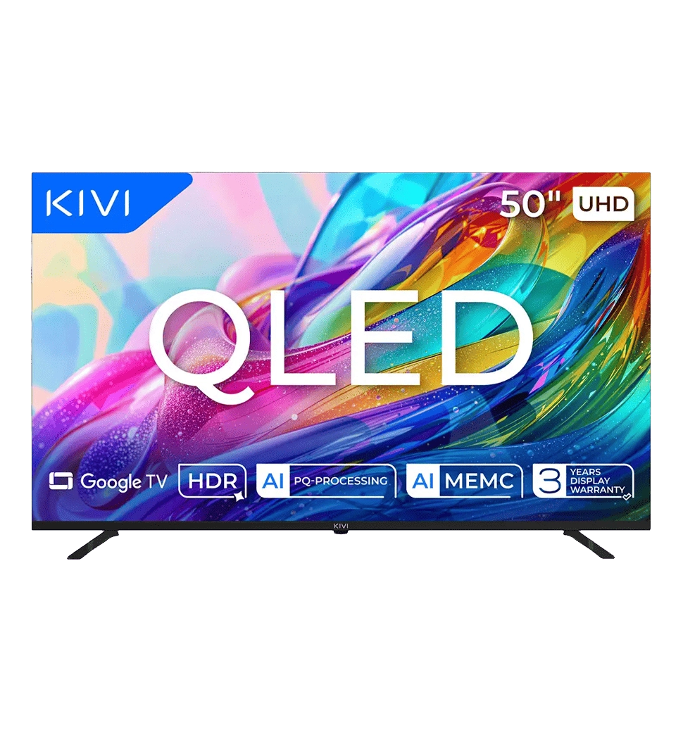 Телевизор KIVI 50", QLED, UHD, Google TV 50U820KB