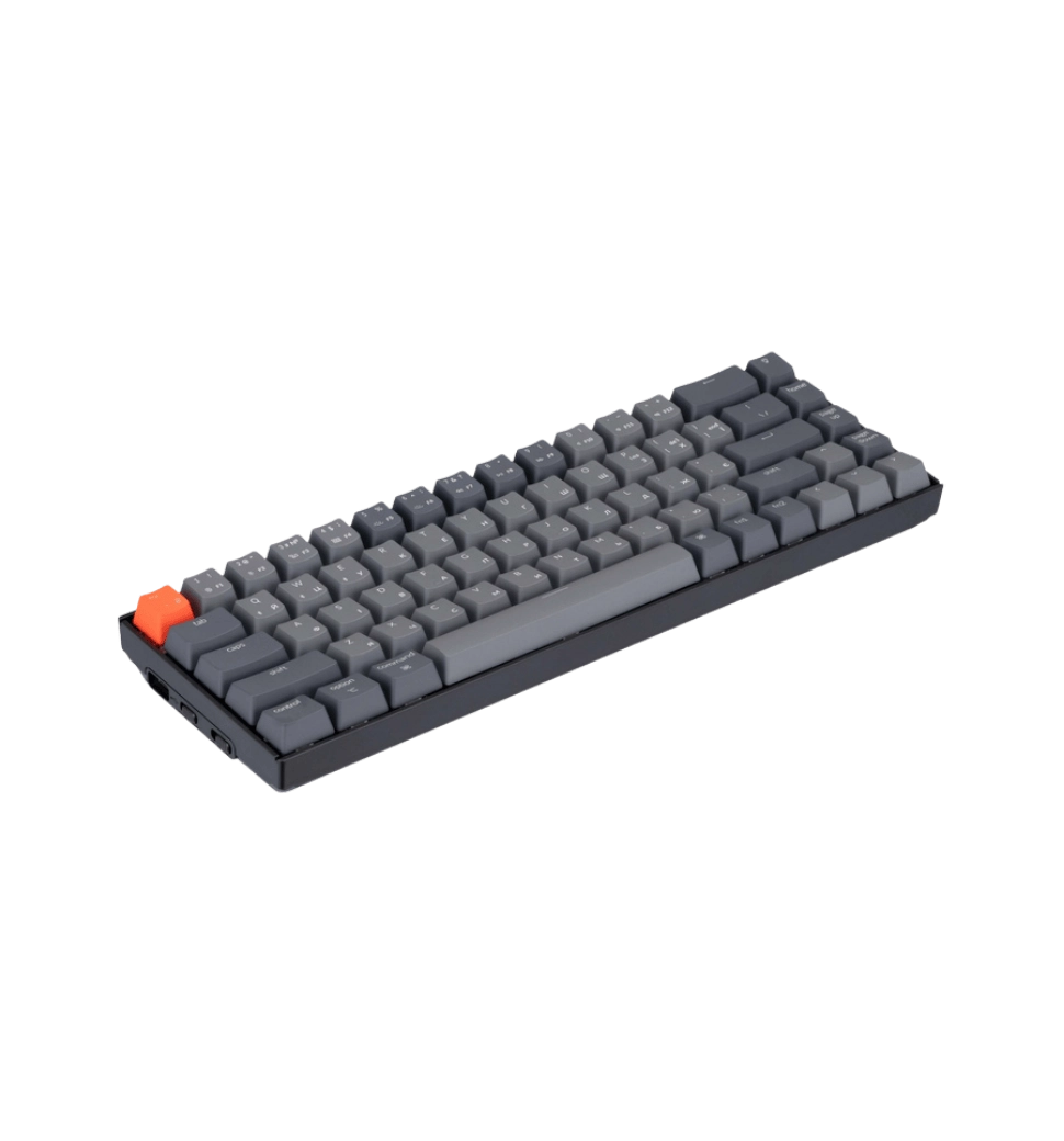 Клавиатура механическая Keychron K6 68Key, Gateron G Pro Blue, Hot-swap, Aluminum Frame, BT/USB-A, EN/U