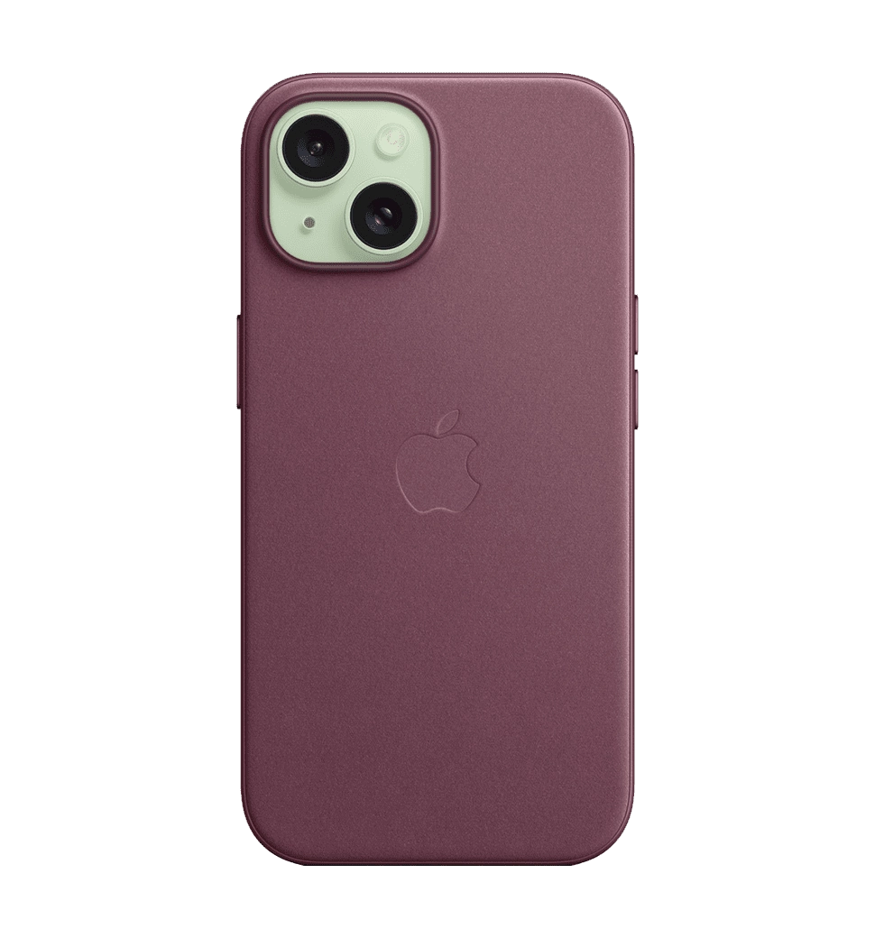 Чехол iPhone 15 FineWoven Case with MagSafe - Mulberry (MT3E3)