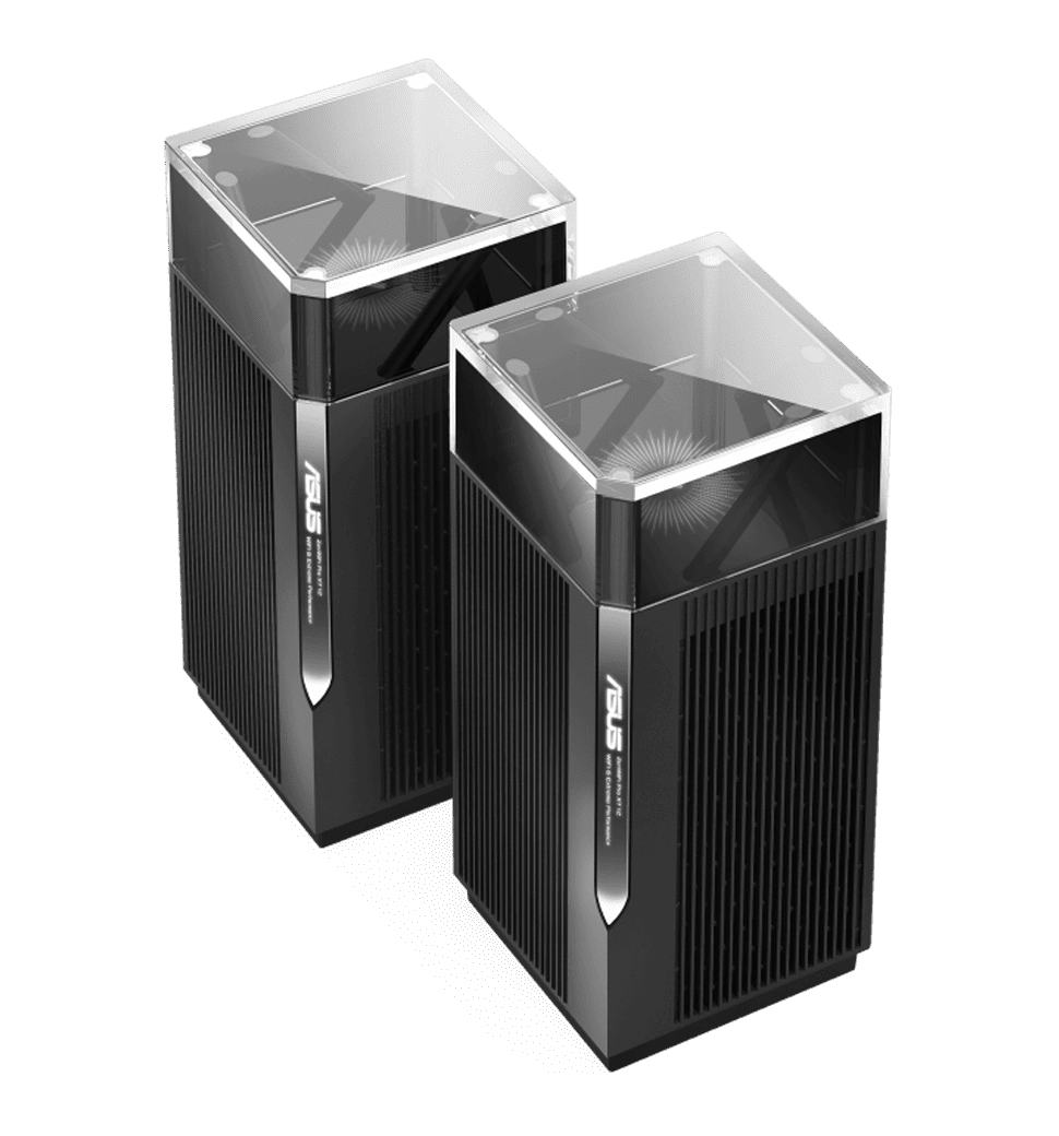 Система WiFi-Mesh ASUS ZenWiFi Pro XT12 2xGE LAN, 1x2.5GE LAN, 1x2.5GE WAN, 1xUSB 3.1, 1xUSB 2.0, 2м