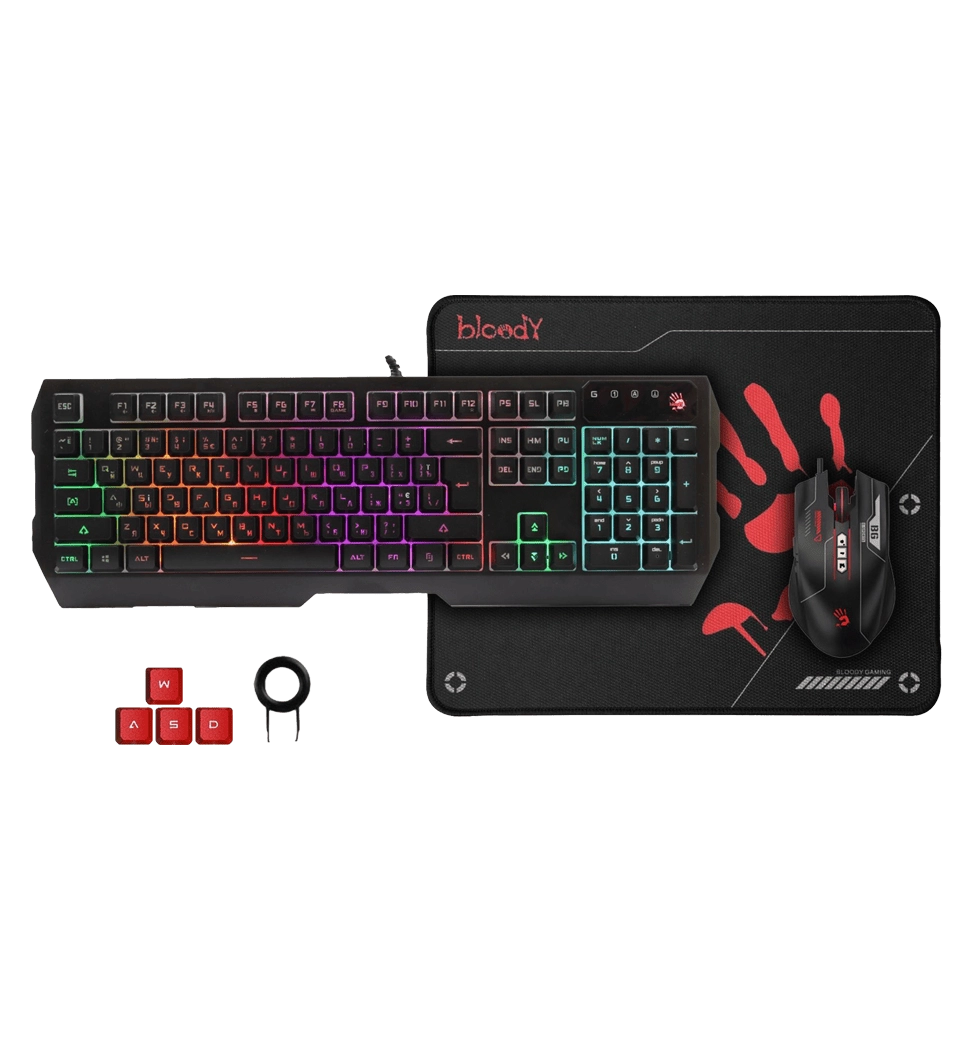Комплект USB A4Tech Bloody B1700, чорний