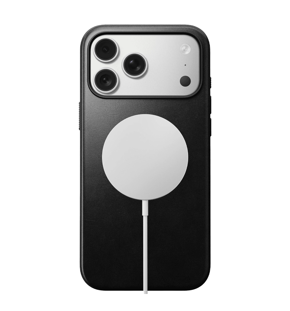 Чехол Nomad Modern Leather Horween Black for iPhone 17 Pro Max (NM014254858)