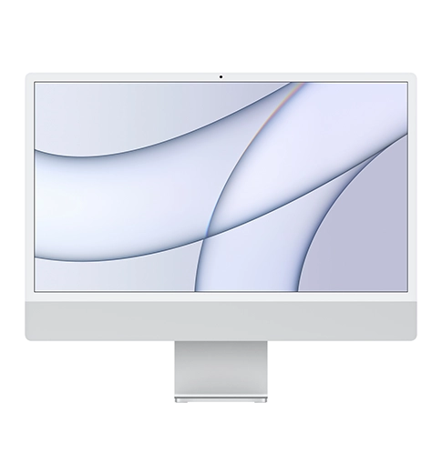iMac 24" Retina 4,5K/M1/8GB/256GB SSD/with Touch ID/Silver 2021 (MGPC3)