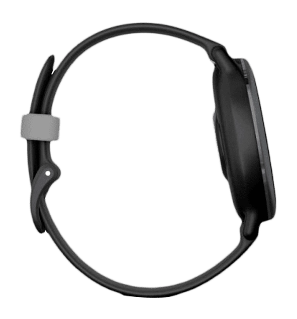 Garmin vivoactive 5 Slate Aluminum Bezel with Black Case and Silicone Band (010-02862-10)