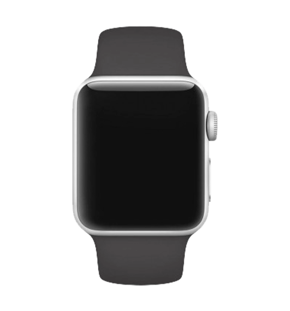 Ремiнець Silicone Copy 38/40/41mm Charcoal Gray