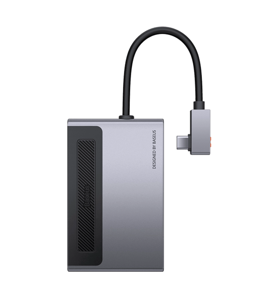 Хаб Baseus Multifunctional Magic Type-C Hub with Retractable Clip (CAHUB-DA0G)