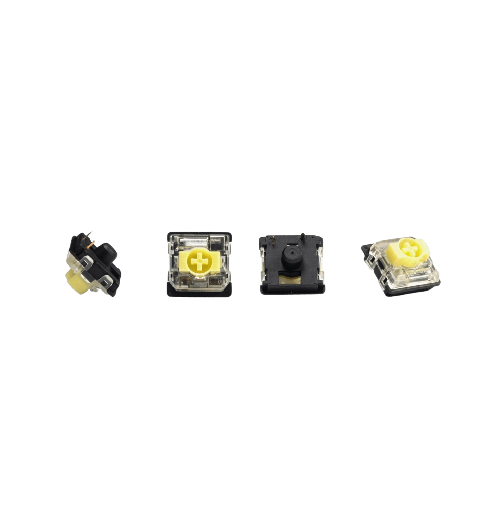 Набор механических переключателей Keychron Gateron KS-33 Low Profile 2.0 Banana, 110 шт