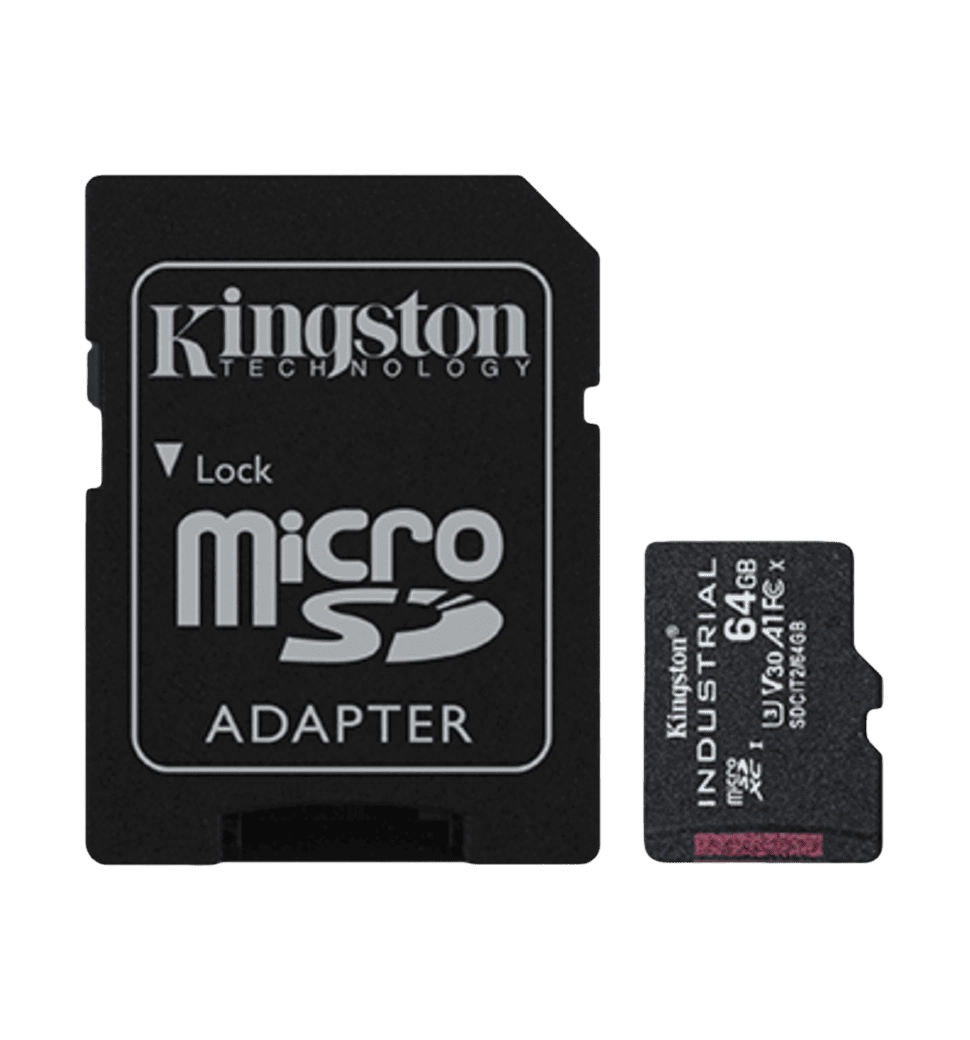 Карта пам'яті 64GB microSDHC/SDXC C10 A1 Industrial  100R/80W UHS-I Speed Class U3, V30, A1 +adapter