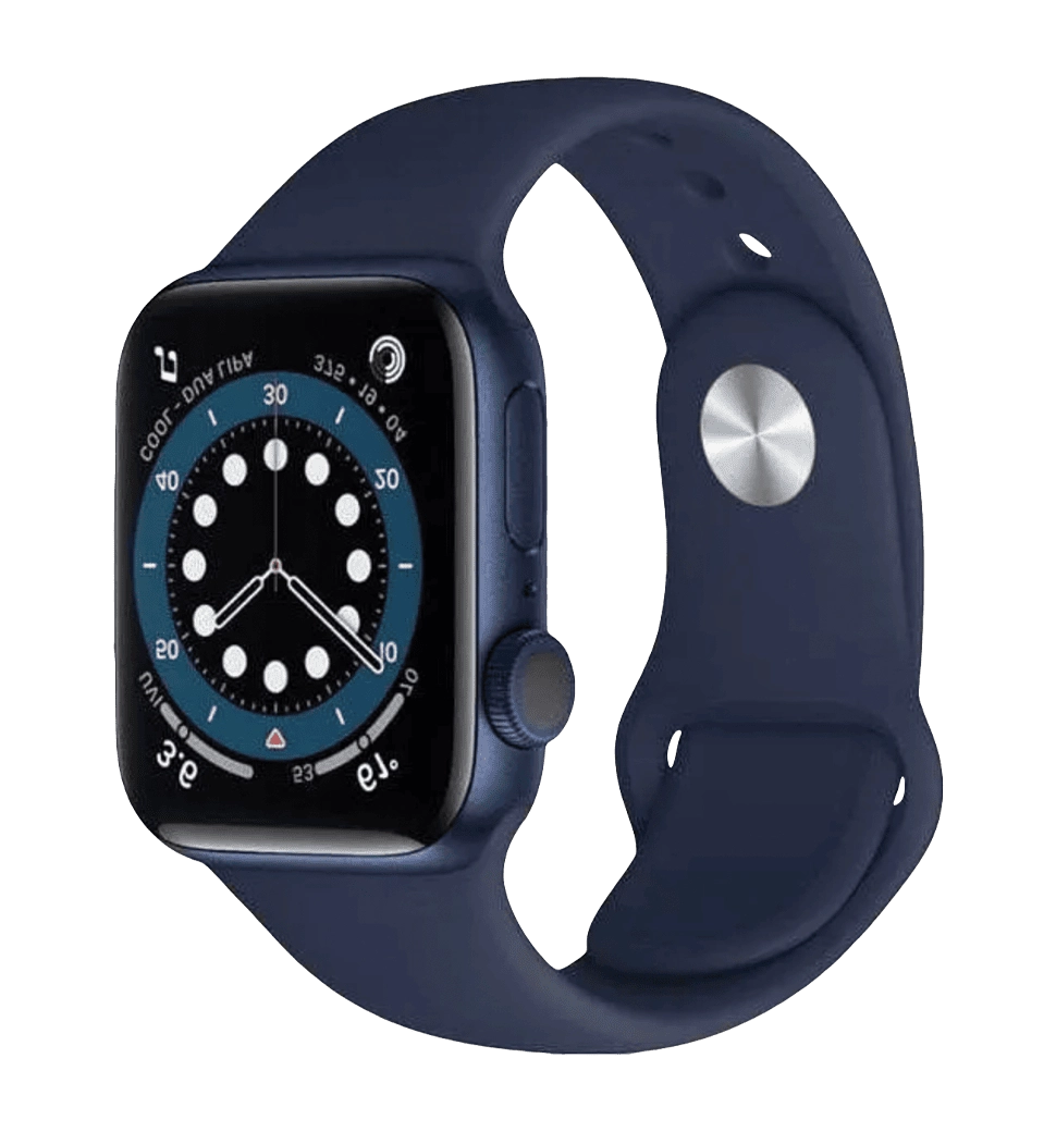 Смарт-годинник Apple Watch Series 6 40mm Blue Aluminum Case with Deep Navy Sport Band (MG143) Б/У