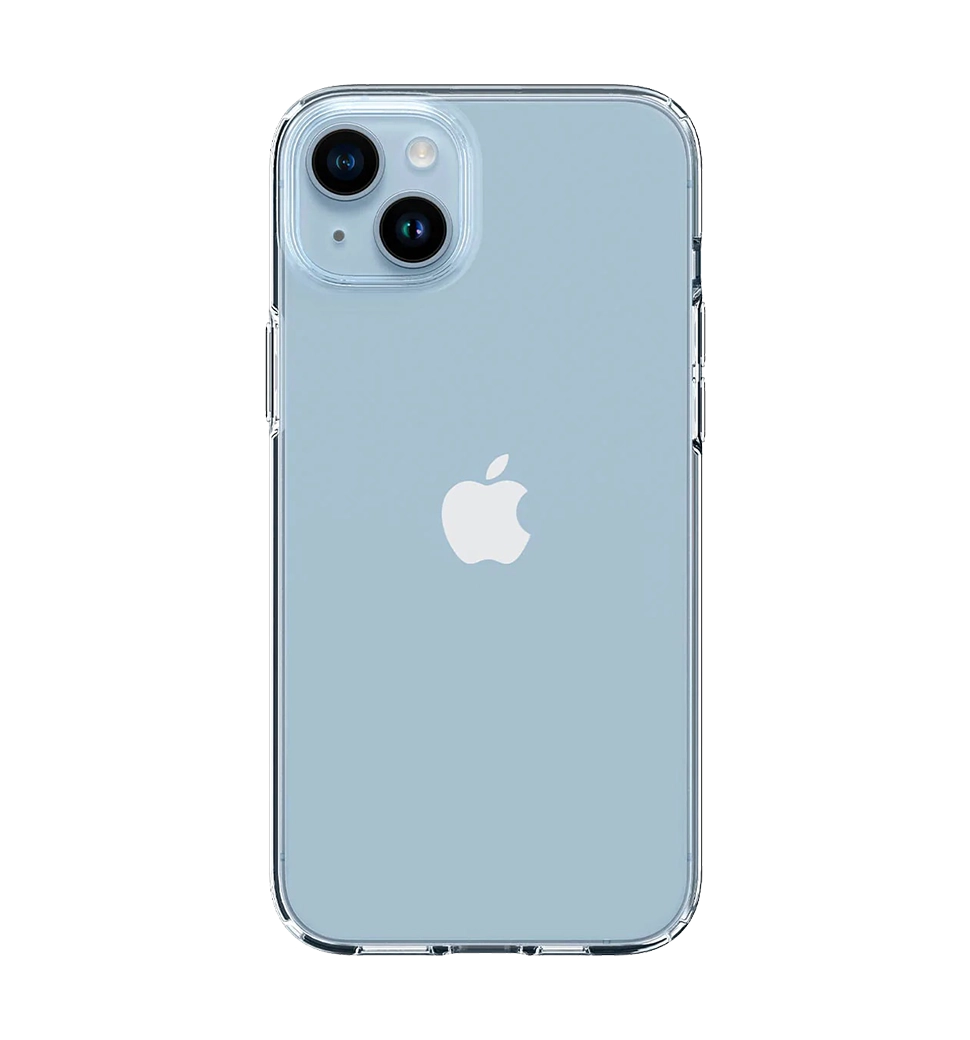 Чохол Spigen  iPhone 14 Liquid Crystal, Crystal Clear (ACS05033) — фото 4