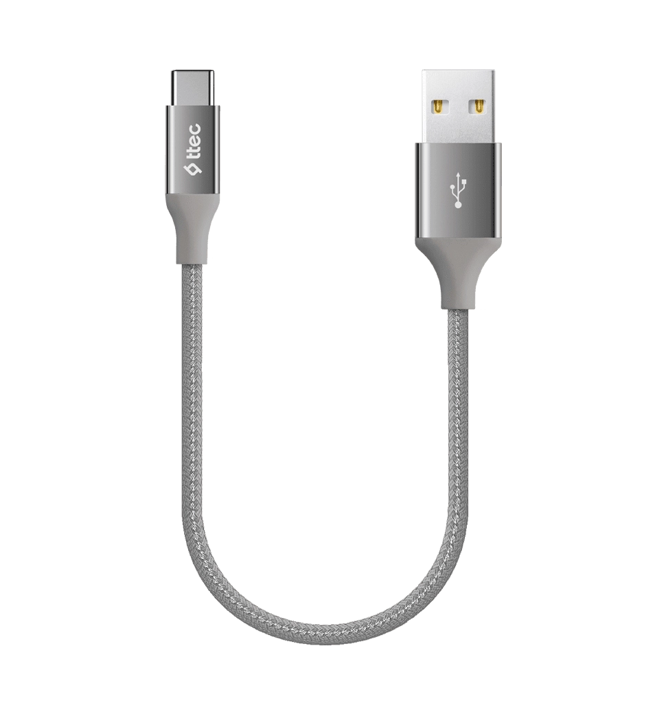 Кабель Ttec Mini Alumi Cable USB - Type-С 30см Space Gray (2DK26UG)