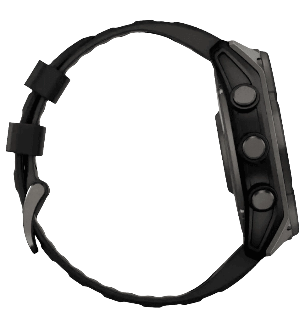 Garmin Fenix 8 51mm Solar Sapphire Carbon Gray DLC Titanium w. Black/Pebble Gray S. Band (010-02907-