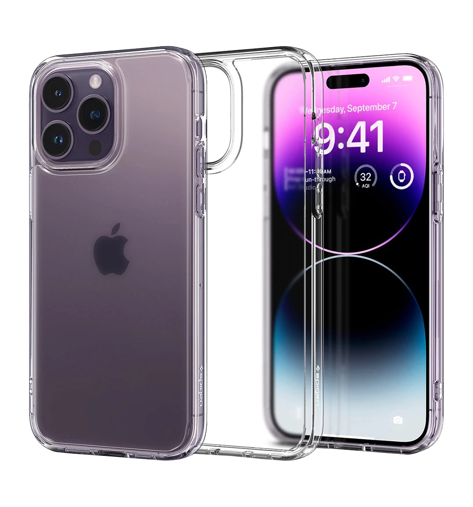 Чохол Spigen  iPhone 14 Pro Ultra Hybrid, Crystal Clear (ACS04960)