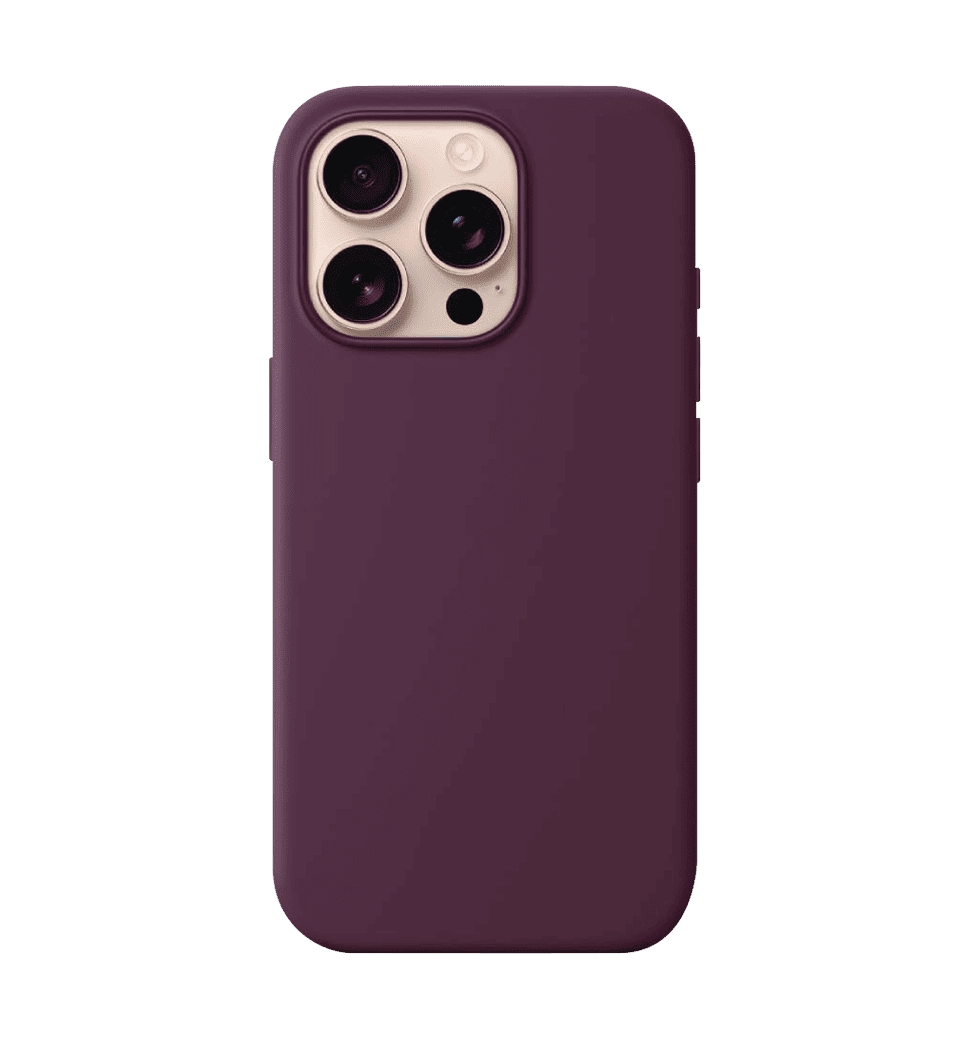 Чехол Monblan для iPhone 16 Pro Max Magnetic Silicone (Plum)